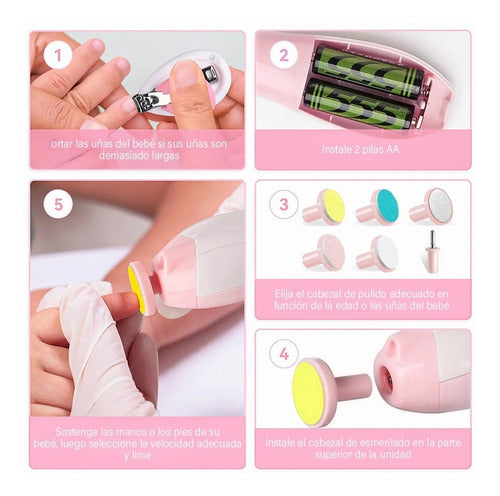 LIMADORA DE UÑAS PARA BEBÉS
